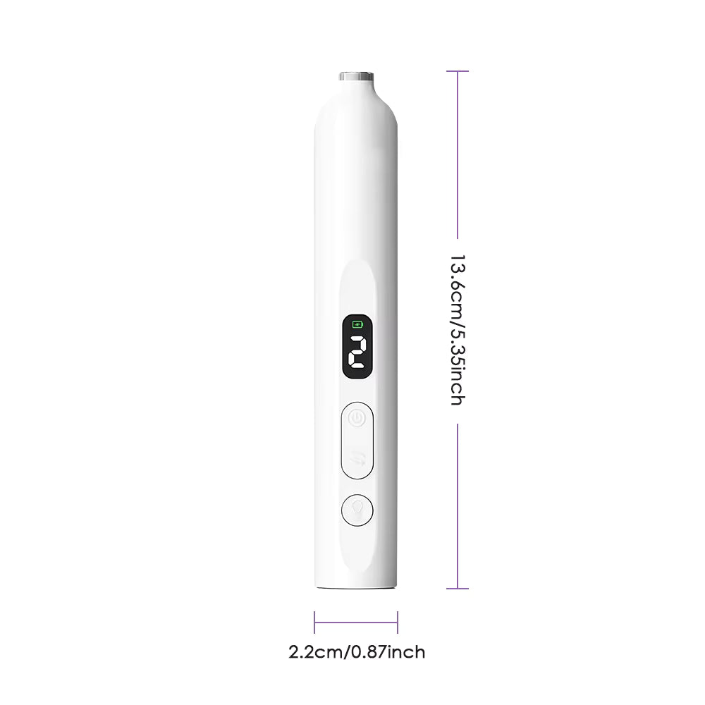 3-Speed Rechargeable Electric Nail Drill & File Kit with LED Light & UV Curing Lamp