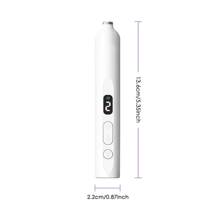 3-Speed Rechargeable Electric Nail Drill & File Kit with LED Light & UV Curing Lamp