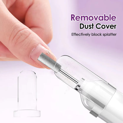 3-Speed Rechargeable Electric Nail Drill & File Kit with LED Light & UV Curing Lamp